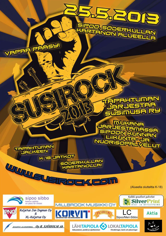 Susirock-mainos